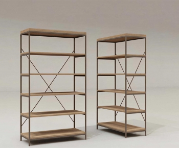 Industrial Style Supermarket Shelf-ID:387413025