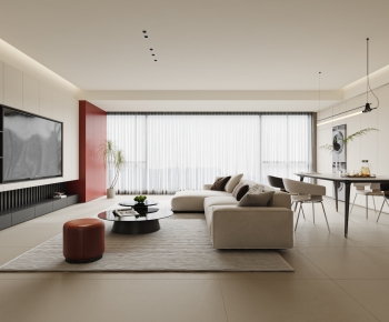 Modern A Living Room-ID:995733029