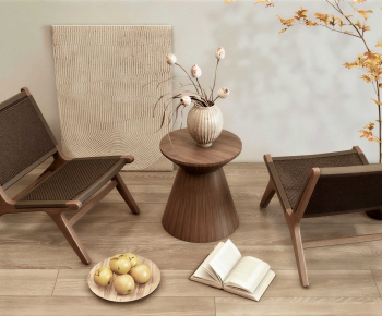 Wabi-sabi Style Lounge Chair-ID:812395101