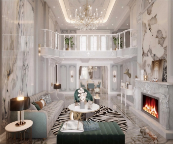 European Style A Living Room-ID:592267041