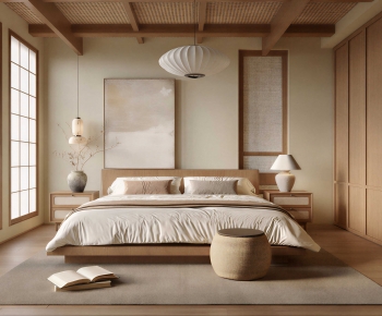 Japanese Style Bedroom-ID:973429925