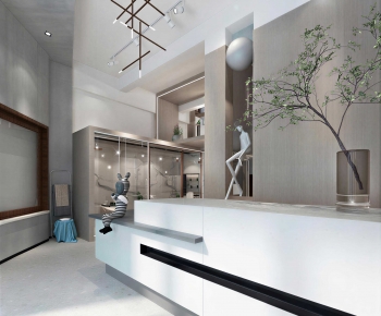 Modern Office Reception Desk-ID:337505104