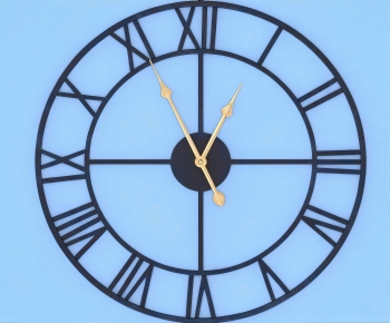 Industrial Style Wall Clock-ID:191176891
