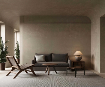 Wabi-sabi Style A Living Room-ID:511579045