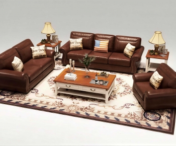 American Style Sofa Combination-ID:806478983