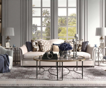 Simple European Style Sofa Combination-ID:793848997