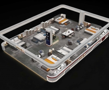 Modern Exhibition Hall-ID:152071957