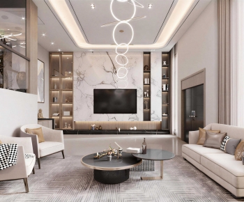 Modern A Living Room-ID:616270071