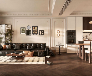 French Style A Living Room-ID:997231964