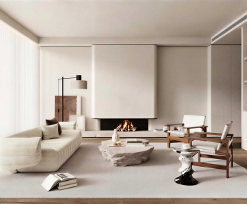 Wabi-sabi Style A Living Room-ID:682564026