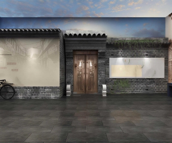 New Chinese Style Exhibition Hall-ID:115571023