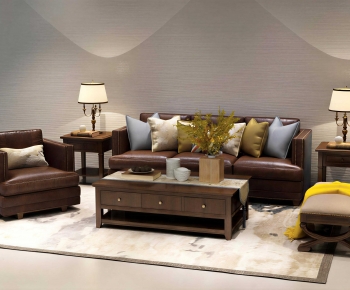 American Style Sofa Combination-ID:454767948