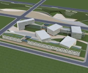 Modern Architectural Bird's-eye View Planning-ID:623238097