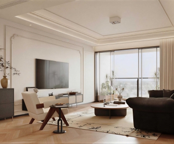 French Style A Living Room-ID:458132984