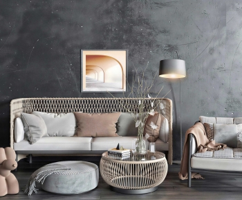 Nordic Style Sofa Combination-ID:331026086