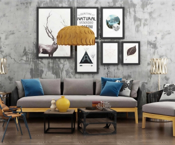 Industrial Style Sofa Combination-ID:326512103