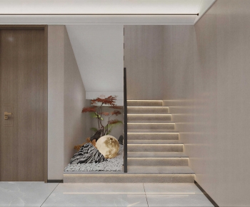 New Chinese Style Stairwell-ID:503313064