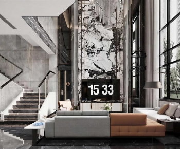 Modern A Living Room-ID:759154083