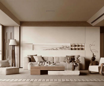 Wabi-sabi Style A Living Room-ID:226726065