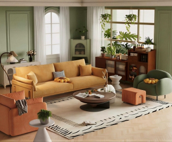 Nordic Style Sofa Combination-ID:119359971