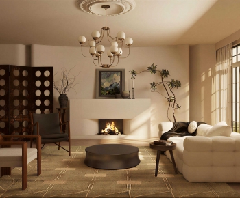 Modern A Living Room-ID:570383075