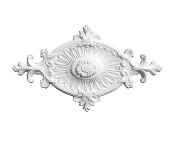 European Style Plaster Carved Top Plate-ID:827064998