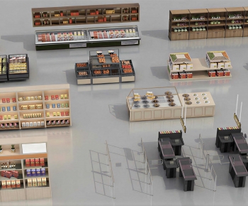 Modern Supermarket Shelf-ID:321760898