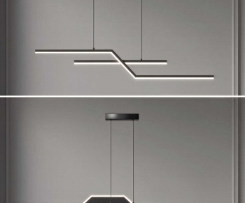 Modern Long Chandelier-ID:559057001