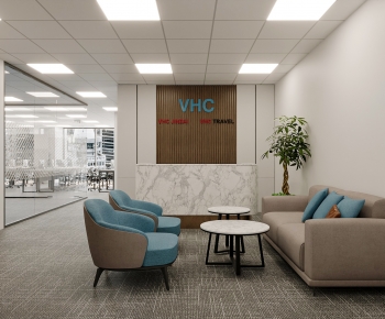 Modern Office Living Room-ID:100579316