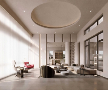 Modern A Living Room-ID:391197923