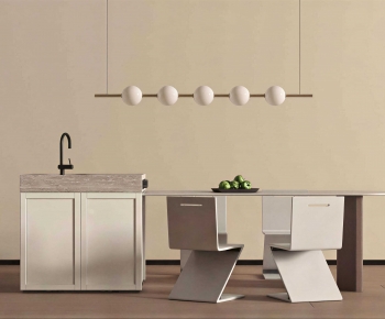 Modern Dining Table And Chairs-ID:994138965