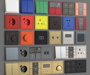 Modern Switch Socket Panel-ID:349283938