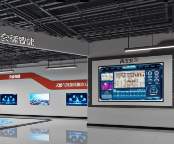 Modern Exhibition Hall-ID:413928998