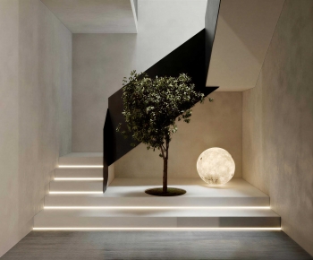 Wabi-sabi Style Stairwell-ID:515252111