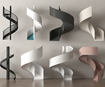 Modern Rotating Staircase-ID:621565109