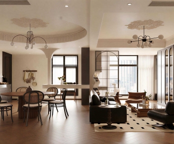 French Style A Living Room-ID:992522954