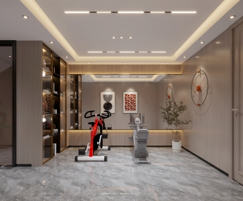 Modern Home Fitness Room-ID:461025952
