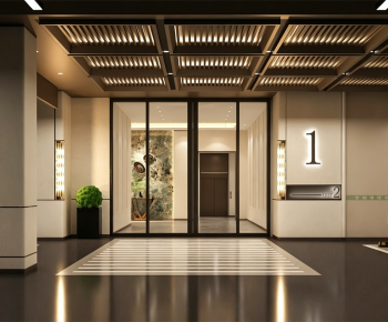Modern Underground Parking Lot-ID:754990106