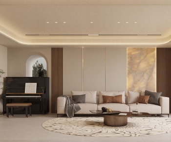 Modern A Living Room-ID:731802949