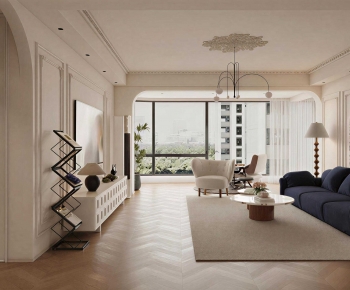 French Style A Living Room-ID:198304897