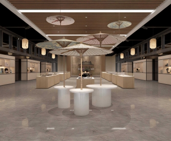 New Chinese Style Exhibition Hall-ID:402569064