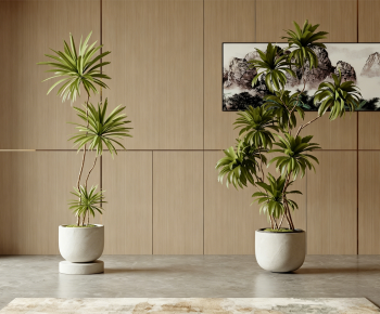 Modern Ground Green Plant Potted Plants-ID:891532904