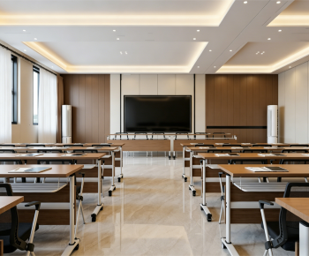 Modern School Classrooms-ID:524482979