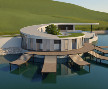 Modern Appearance Of Commercial Building-ID:264483931