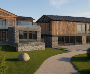 Modern Appearance Of Commercial Building-ID:679919004