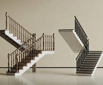 Simple European Style Staircase-ID:168687116
