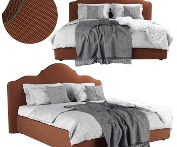 Modern Double Bed-ID:624700077