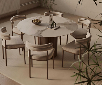 Modern Dining Table And Chairs-ID:471569063