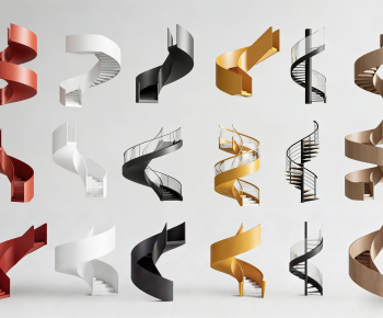 Modern Rotating Staircase-ID:994997982