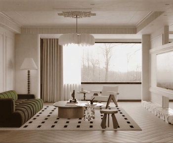 French Style A Living Room-ID:201312076